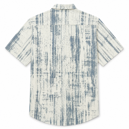Hawaiian Men's Casual Print Button-Up Shirt