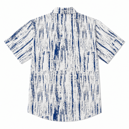 Tie-Dye Print Hawaiian Summer Shirt