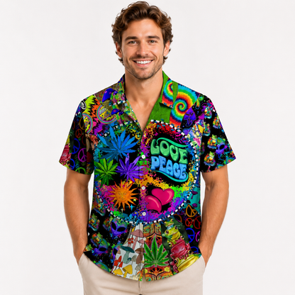 Resort Style Tropical Hawaiian Shirt