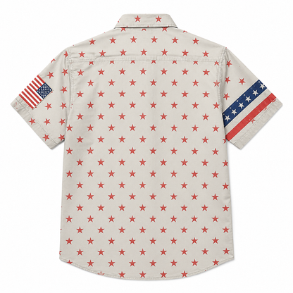 US 250Th Anniversary Eagle Pattern Shirt