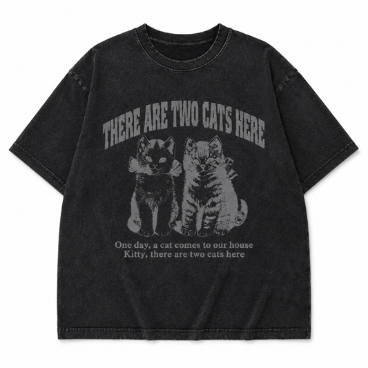 Women's Washed Distressed Drop Shoulder T-Shirt