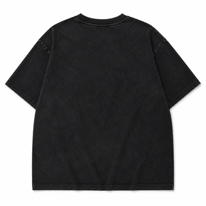 Women's Washed Distressed Drop Shoulder T-Shirt