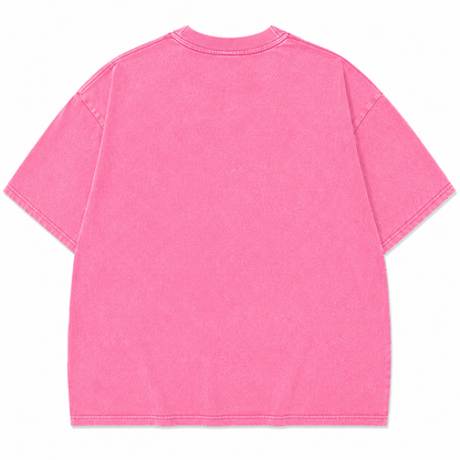 Women's Vintage Washed Art Print T-Shirt