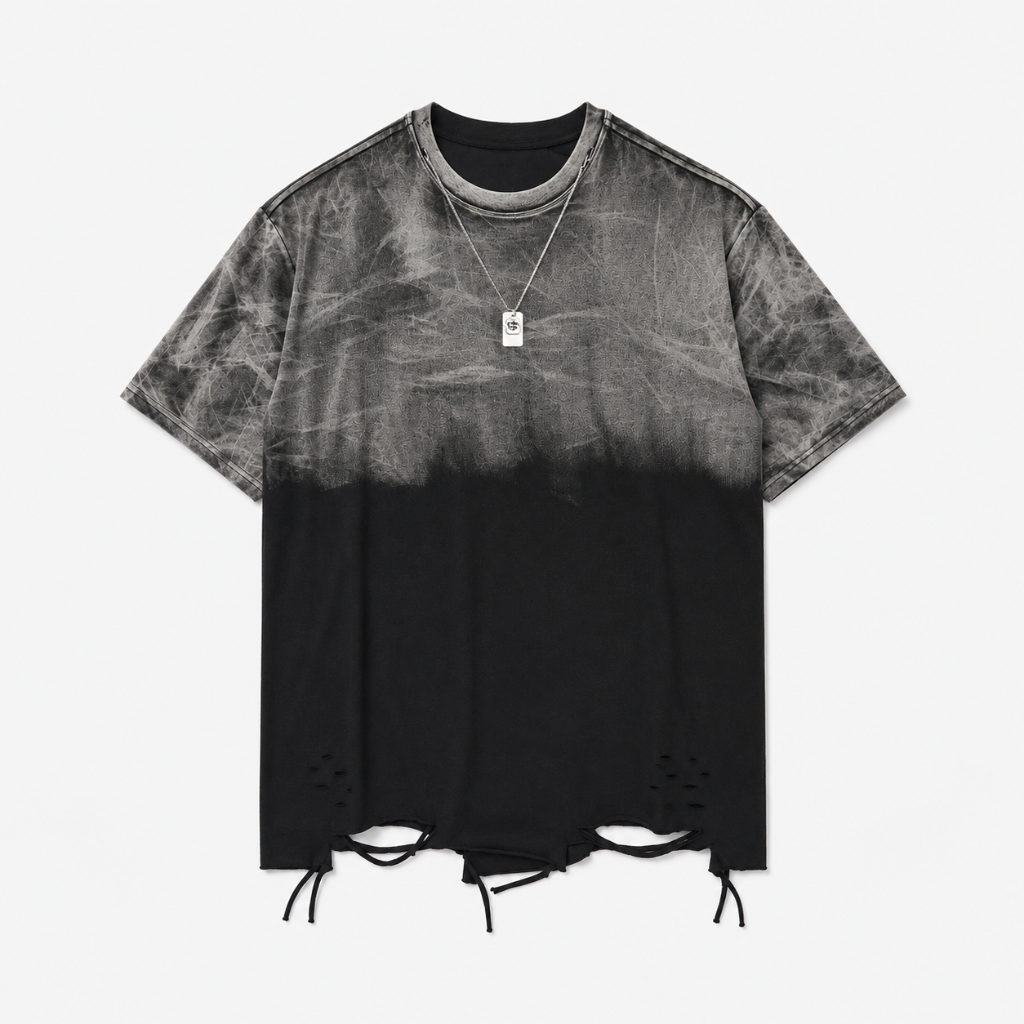 Mens Metal Tag Street Rap T-Shirt