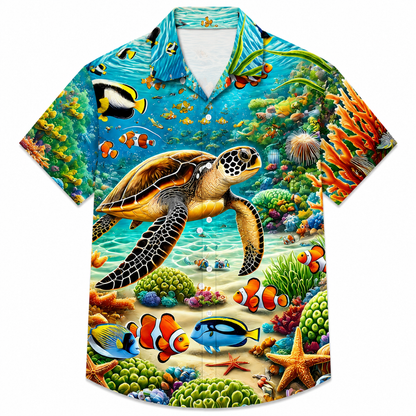 Summer Printed Casual Button Shirt