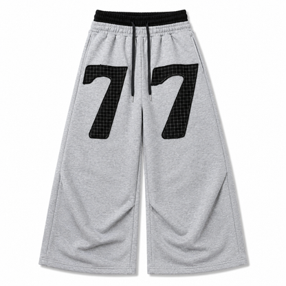 Mens Double Waisted Ruched Sweatpants