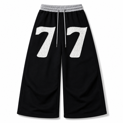 Mens Double Waisted Ruched Sweatpants