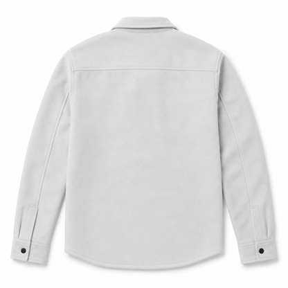 Men's Overshirt Jacket with Button Closure