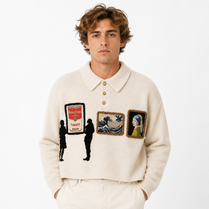 Men's Knitted Gallery Sweater