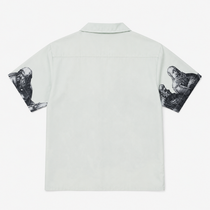 Renaissance Sketch Art Cuban Shirt