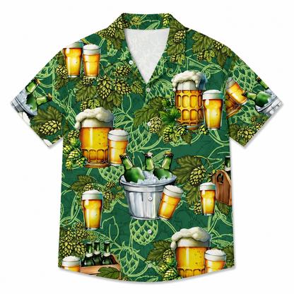 Barley Beer Tropical Hawaiian Shirt