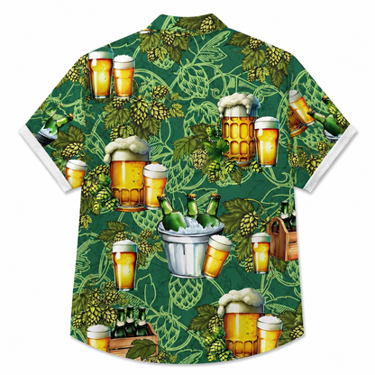 Barley Beer Tropical Hawaiian Shirt