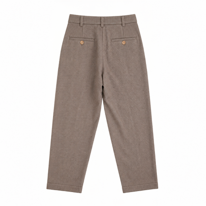 Men’s Vintage Casual Button Loose Trouser