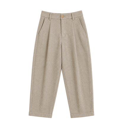 Men’s Vintage Casual Button Loose Trouser