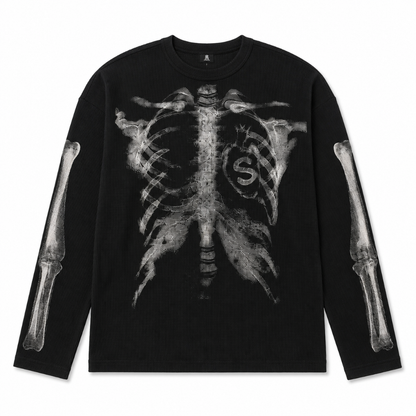Vintage Skeleton Graphic T-Shirt