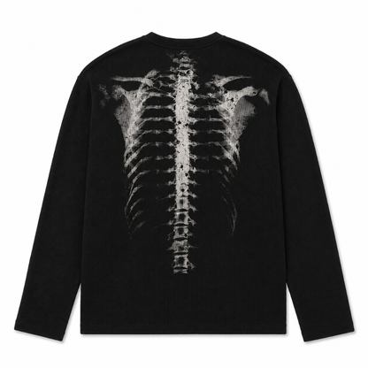 Vintage Skeleton Graphic T-Shirt