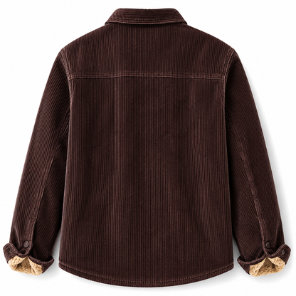 Elegant Corduroy Winter Jacket for Men
