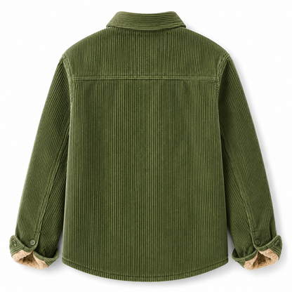 Elegant Corduroy Winter Jacket for Men