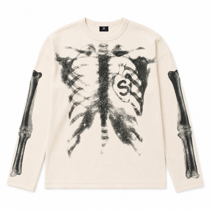 Vintage Skeleton Graphic T-Shirt
