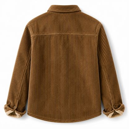 Elegant Corduroy Winter Jacket for Men